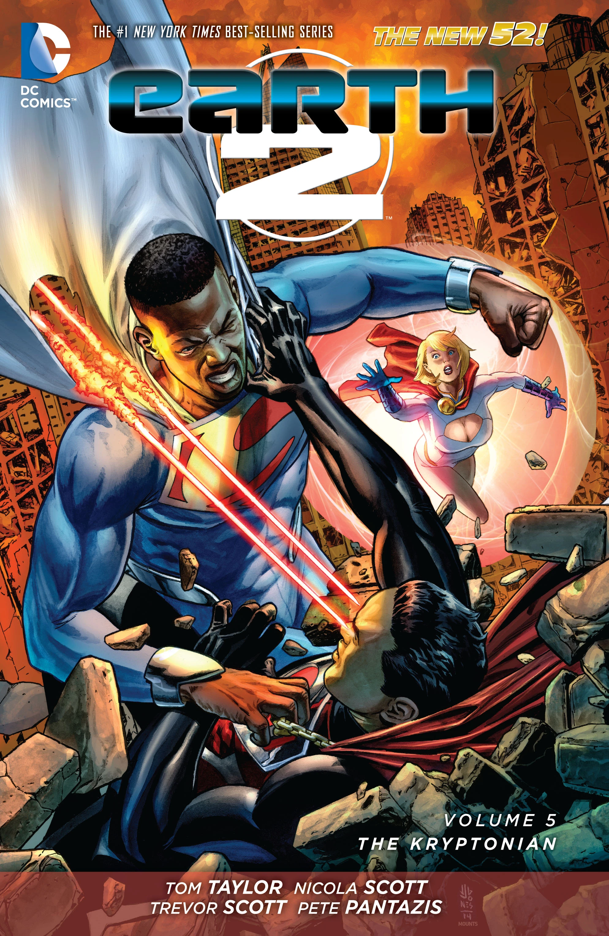 Earth 2 Vol. 5: The Kryptonian (DC, 2015) cover